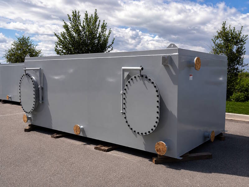 Open drain sump in an oil &amp; gas application