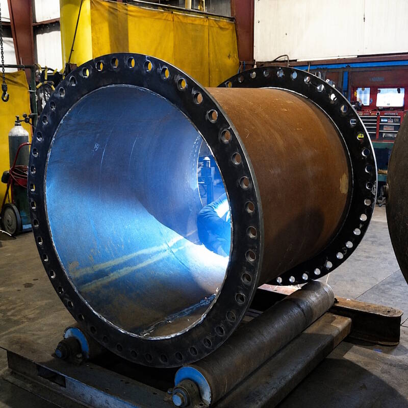 48” flanged flow meter spacer for pressurized system