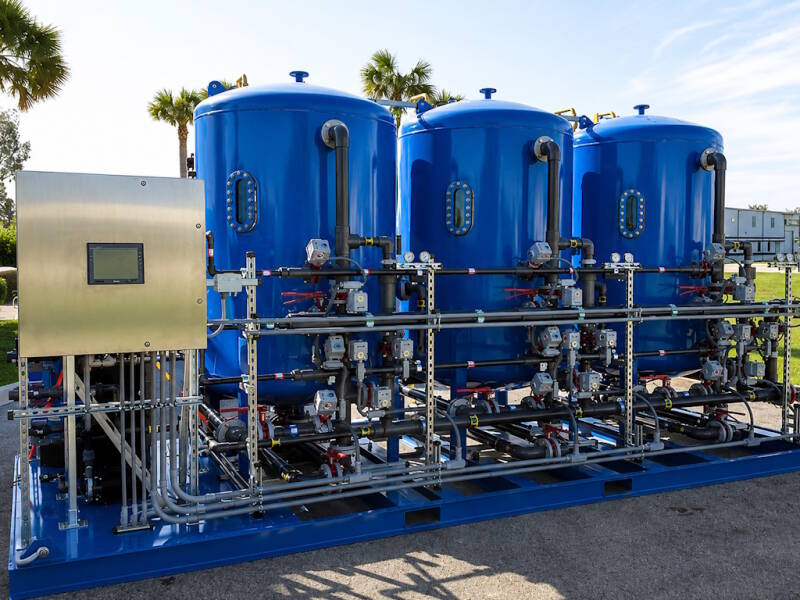 IOX Sulfate Reduction System for well location fracking operation