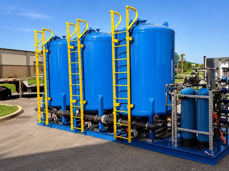 IOX Sulfate Reduction System for well location fracking operation