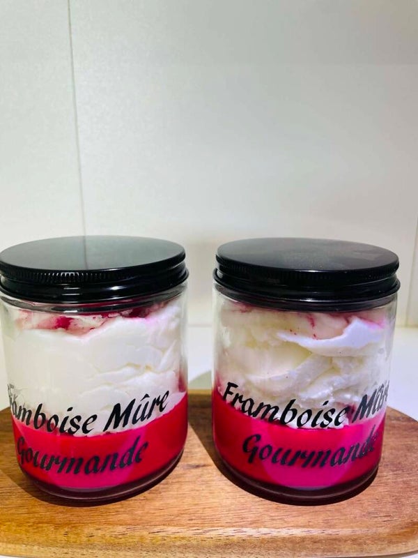 Bougie Gourmande Framboise Mûre