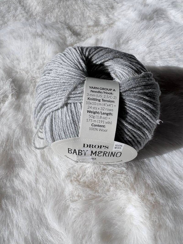 Laine Baby Merino Gris Pale