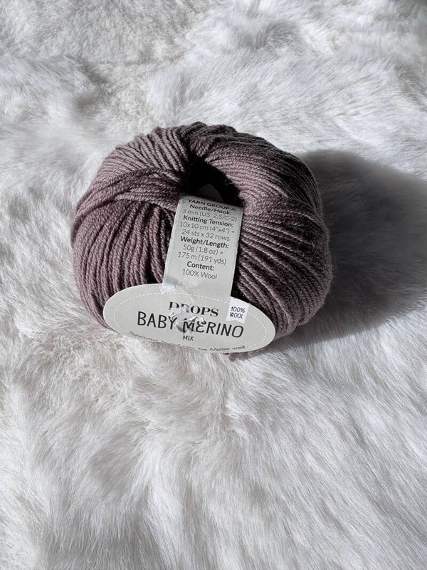 Laine Baby Merino Mauve Pâle