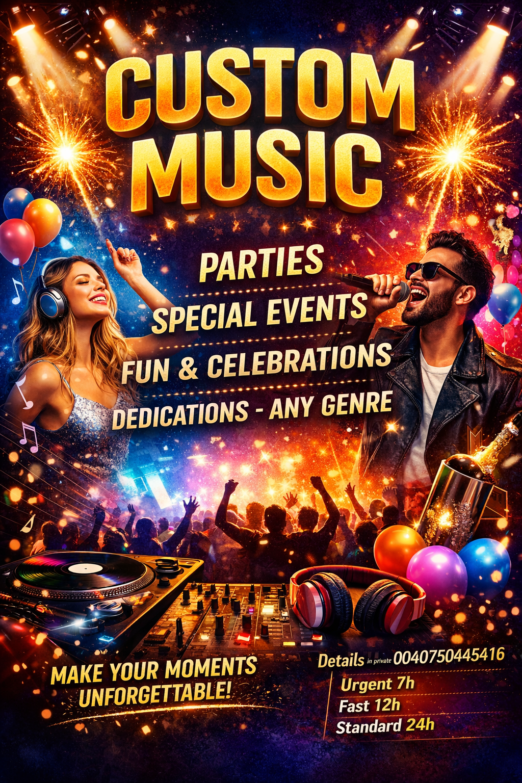 Melodie personalizata!