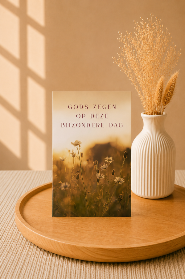Gods Zegen Op Deze Bijzondere Dag | Doopkaart