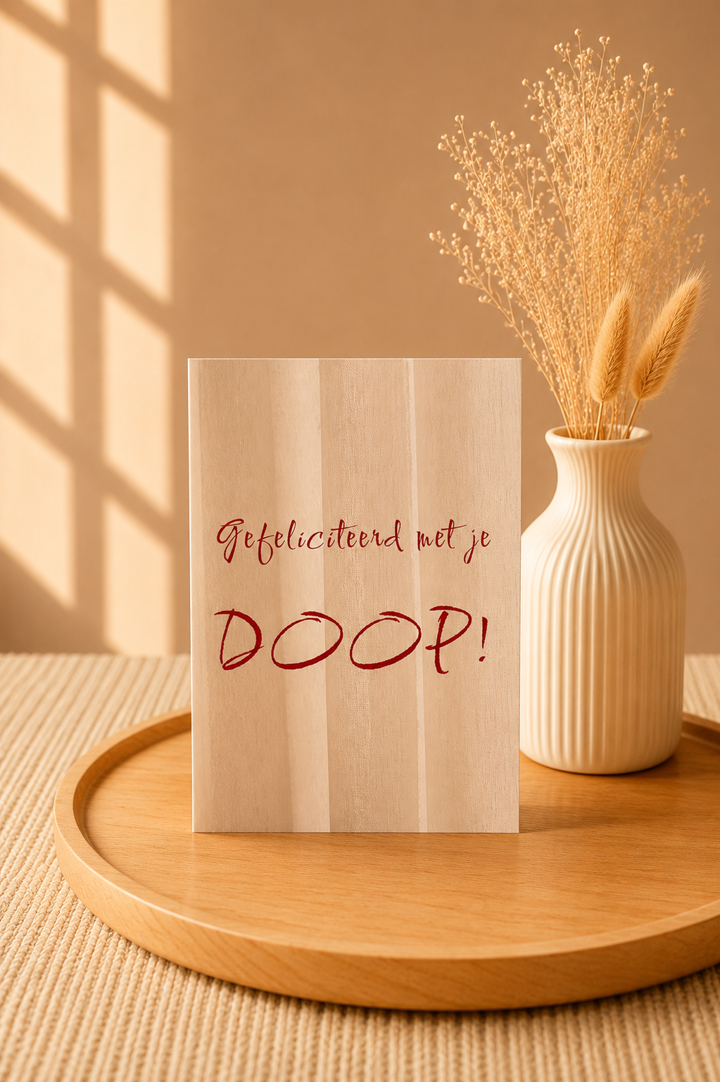 Gefeliciteerd Met Je Doop! | Doopkaart