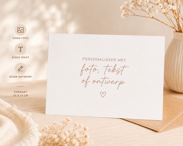 Gepersonaliseerde Ansichtkaart