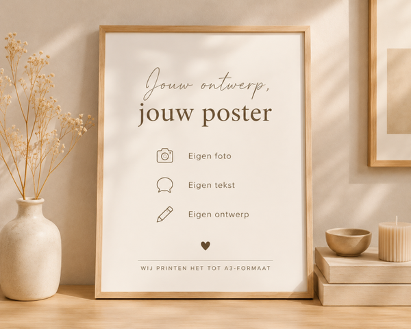 Gepersonaliseerde poster (tot A3)