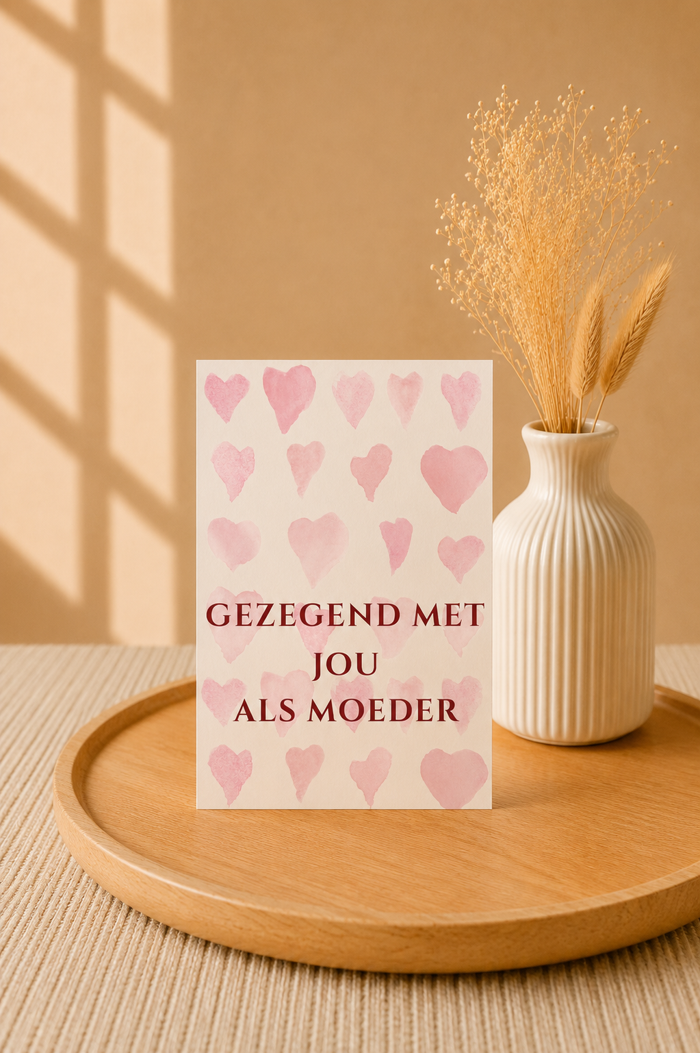 Gezegend Met Jou Als Moeder | Moederdagkaart