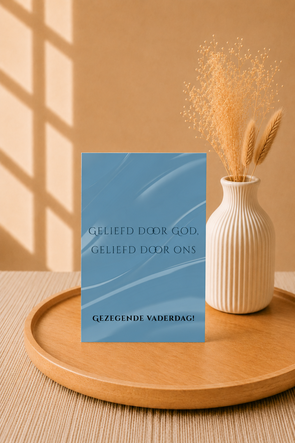 Geliefd Door God, Geliefd Door Ons | Vaderdagkaart