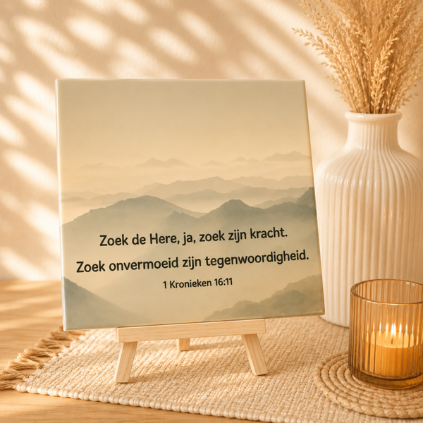 Zoek Zijn kracht | Tegel
