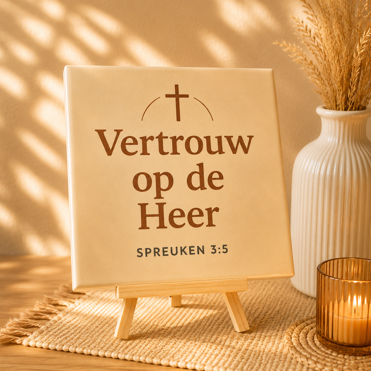 Vertrouw op de Heer | Tegel