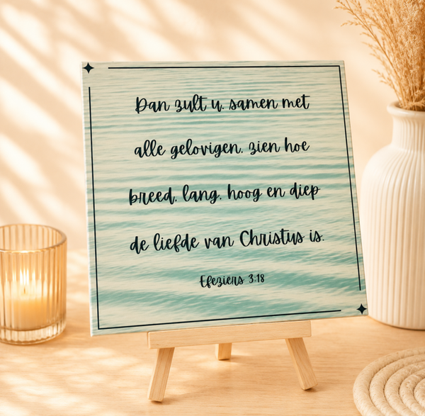 Liefde zonder grenzen | Tegel