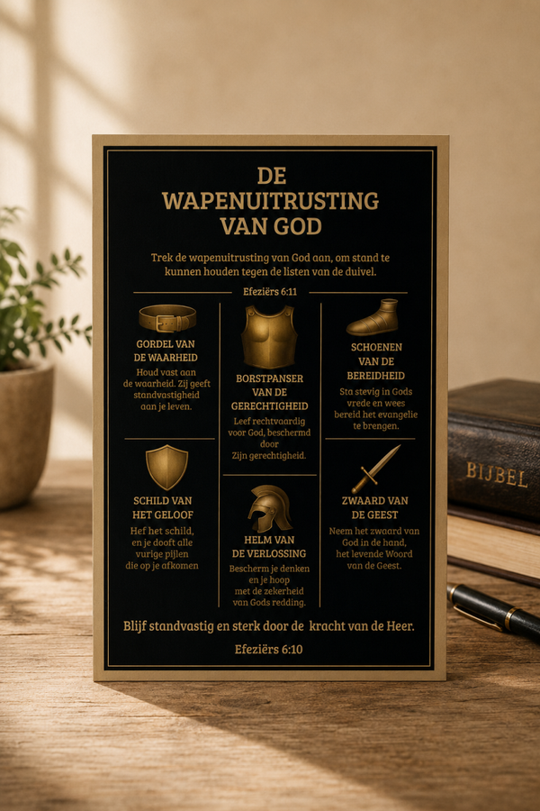 De Wapenuitrusting | Christelijke kaart