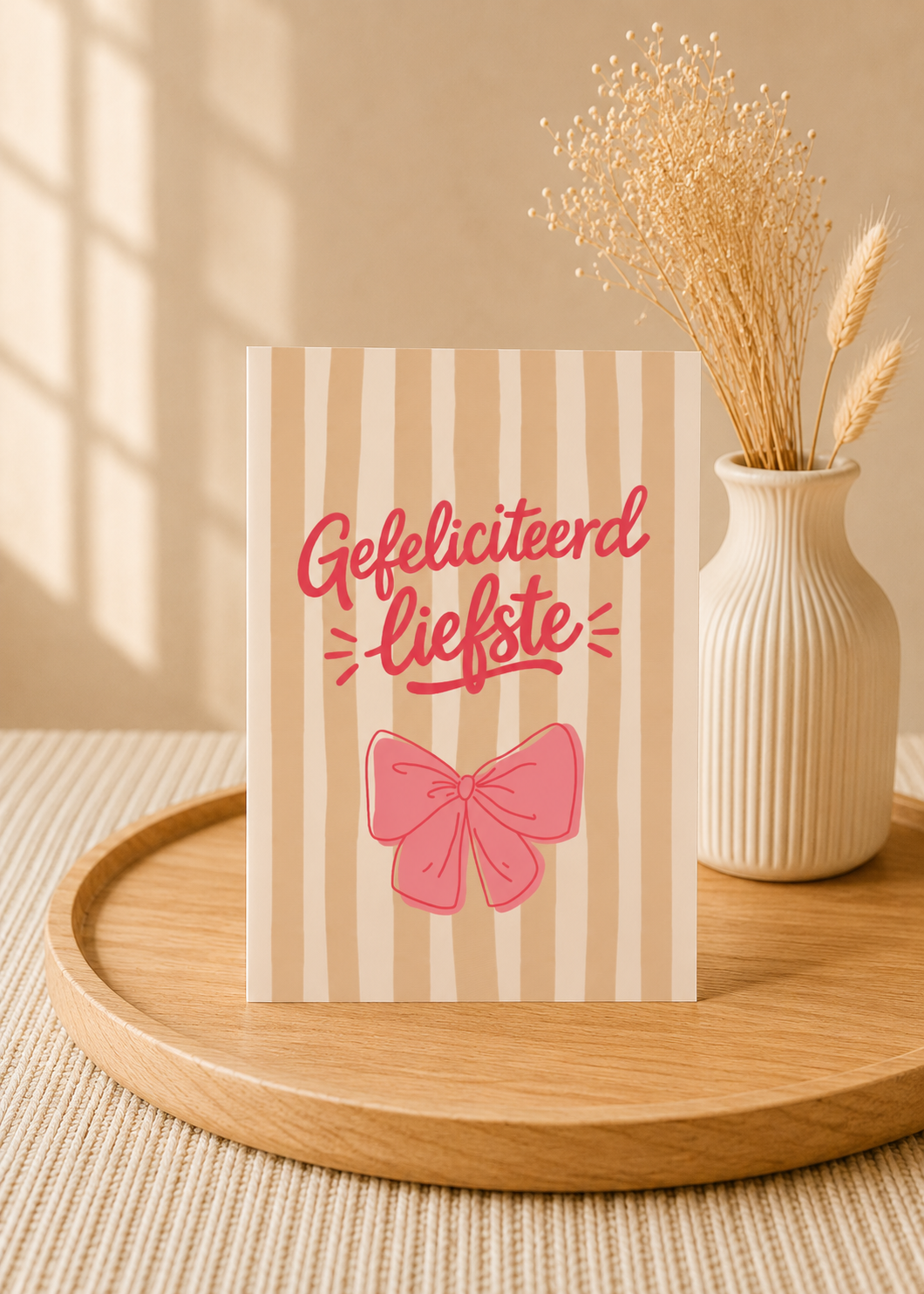 Gefeliciteerd liefste | Felicitatiekaart