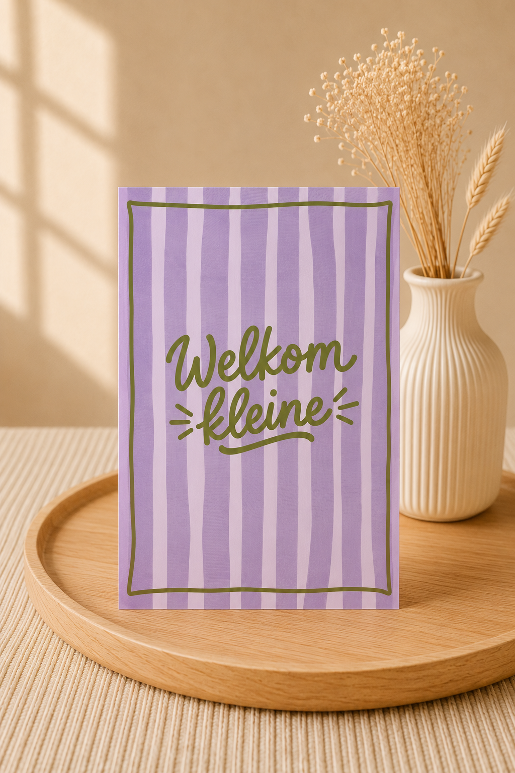 Welkom Kleine | Geboortekaart