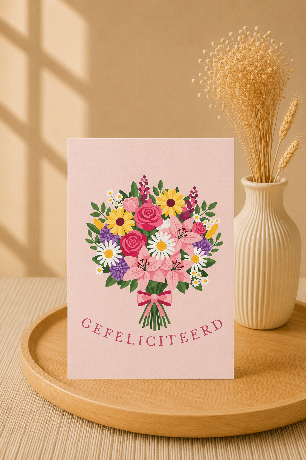 Gefeliciteerd | Felicitatiekaart