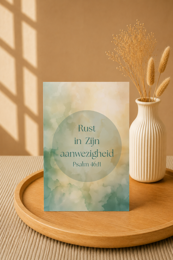 Rust in Zijn aanwezigheid | Christelijke kaart