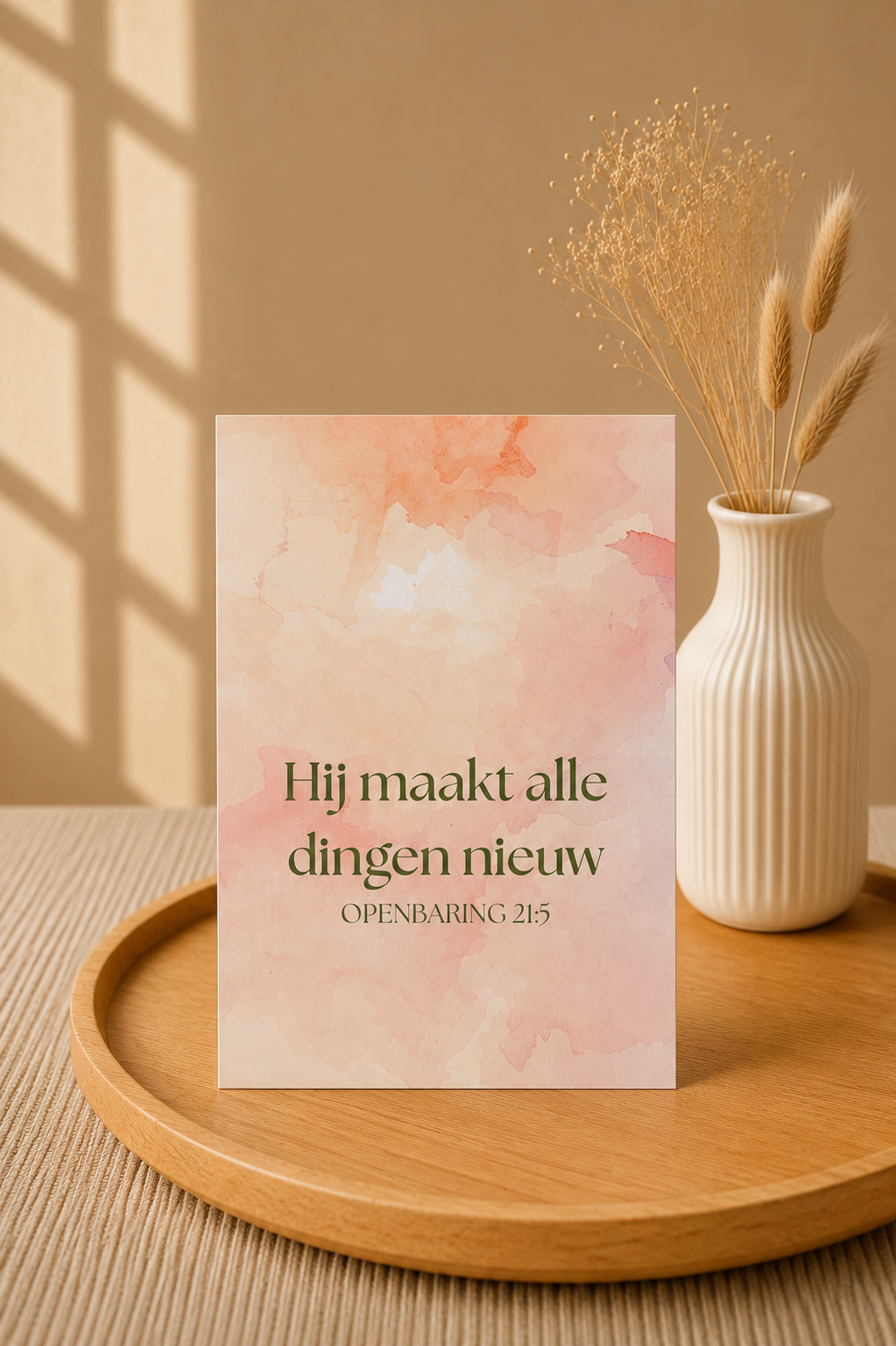 Hij maakt alle dingen nieuw | Bemoedigingskaart