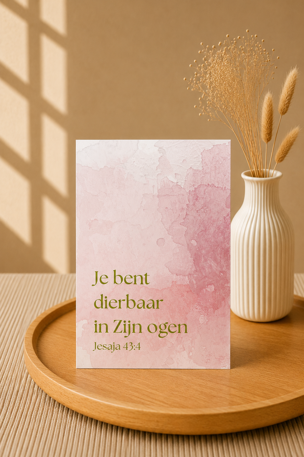 Je bent dierbaar in Zijn ogen | Christelijke kaart
