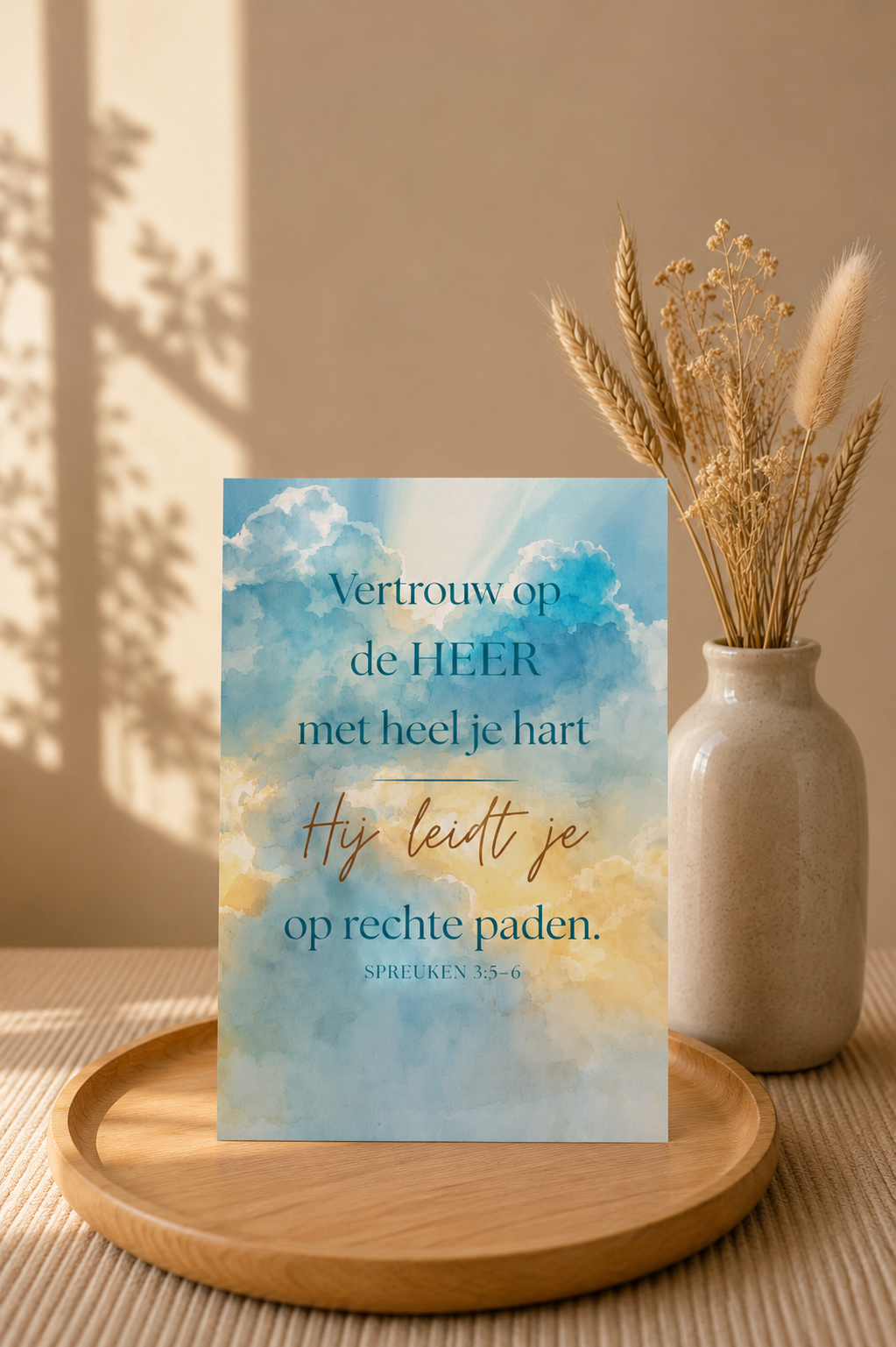 Vertrouw op de Heer | Bemoedigingskaart