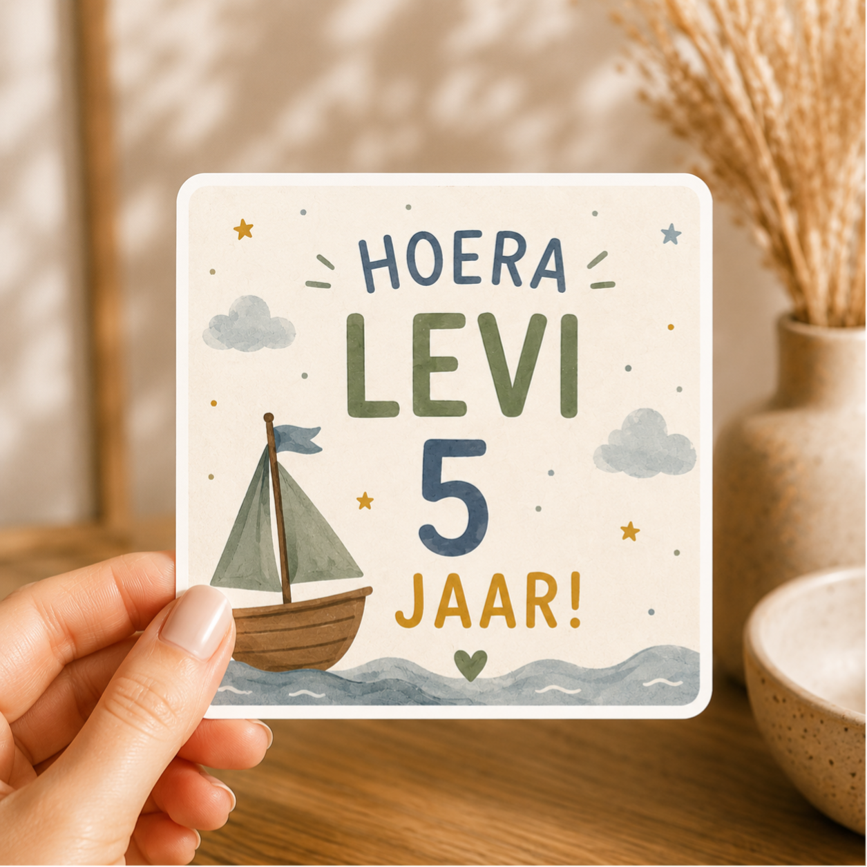 Gepersonaliseerde stickers (75 stuks)
