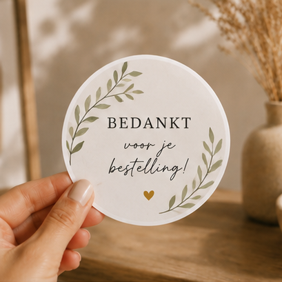 Gepersonaliseerde stickers (6 stuks)