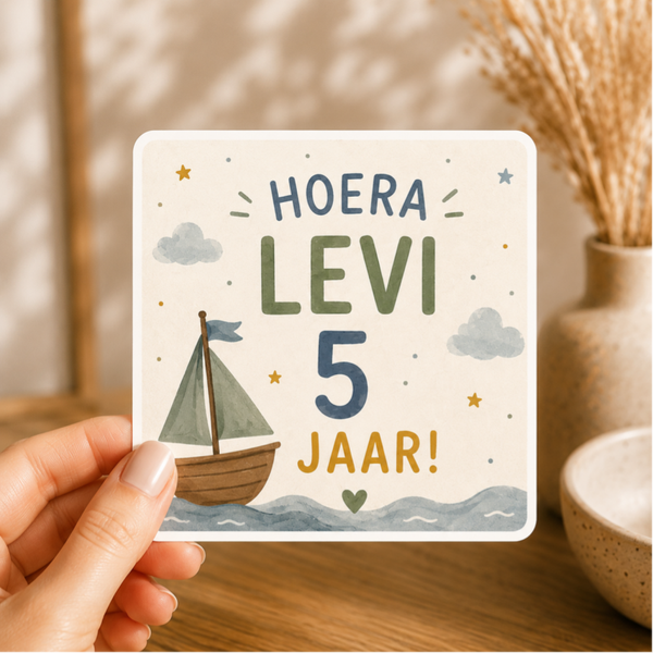 Gepersonaliseerde stickers (75 stuks)