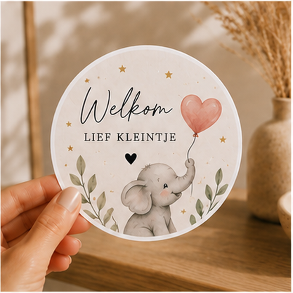 gepersonaliseerde stickers (50 stuks)