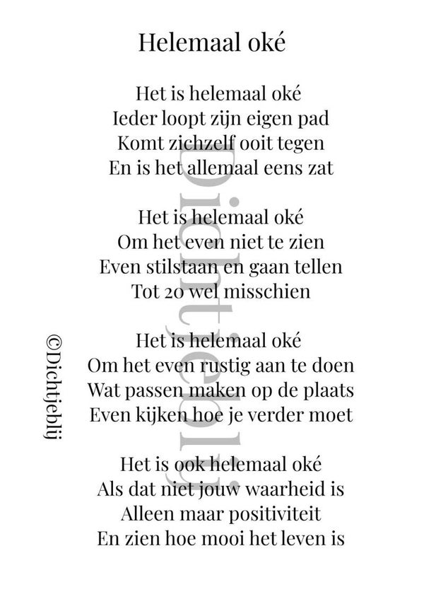 Helemaal oké