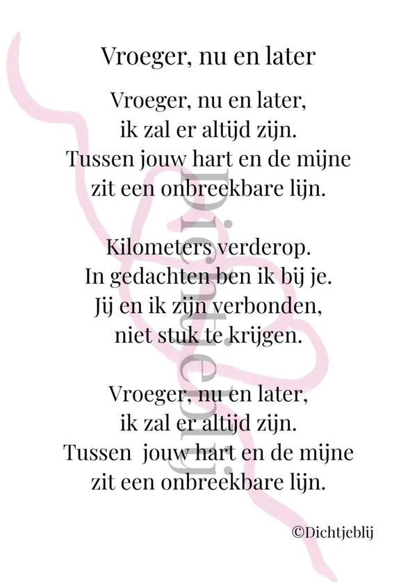Vroeger, nu en later