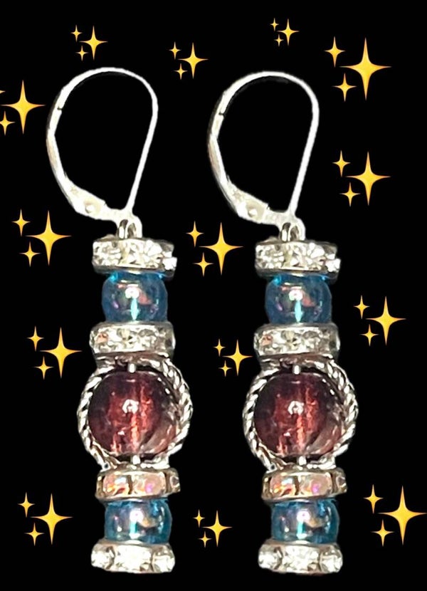 Bijoux Yooaki Foryoureyes44 Sparkling Blueberry Sugar Plum  Prune Sucrée Myrtille Scintillante