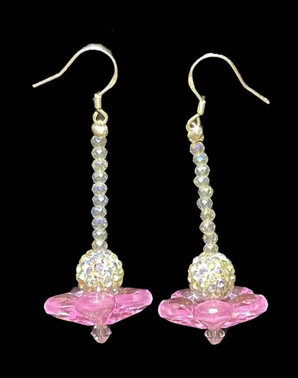 💝💎💎💎🗼Beauté de Paris🇫🇷🗼 💎💎💎💝L'Aurore boréale classique rose en argent sterling 💎💎💎💝  💝💎💎💎🗼Beauty of Paris 🇫🇷🗼 💎💎💎💝The Classic Aurora Borealis in Pink Sterling Silver 💎💎💎💝