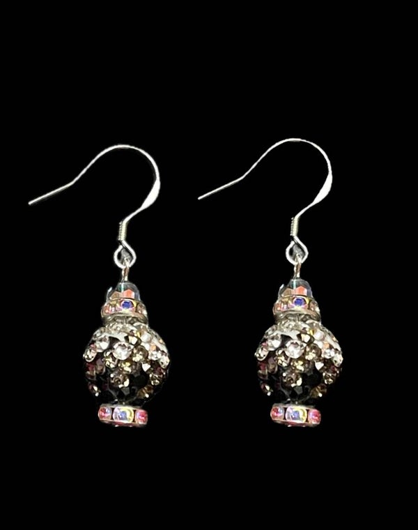 Bijoux Yooaki  Foryoureyes44 Midnight Sparkle New Years Ball Drop Earrings  Boucles d'oreilles pendantes Midnight Sparkle pour le Nouvel An