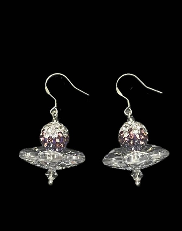 🙂Bijoux Yooaki🙂🌺🌸🦋 ÉLÉGANCE ROYALE LUXUEUSE ET ÉPANOUIE DE CHARBON POURPRE 🦋🌸🌺 🌺🌸🦋 FLORISHING ROYAL LUXURIOUS PURPLE CHARCOAL ELEGANCE 🦋🌸🌺