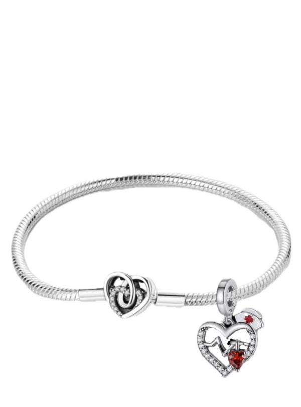 bijoux yooaki inc ❤️Nursing is a work of heart bracelet ❤️ Tribute to Nurses  ❤️ Bracelet « Le métier d'infirmier vient du cœur » ❤️ Hommage aux infirmiers et infirmières