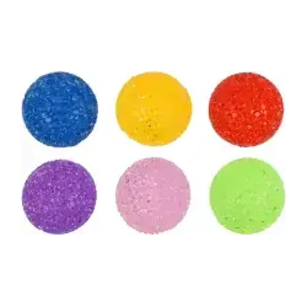 Balle scintillante avec grelot de 4 cm