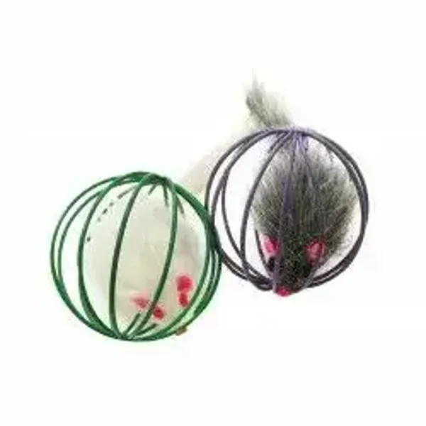 Balle souris fil acier de 5 cm