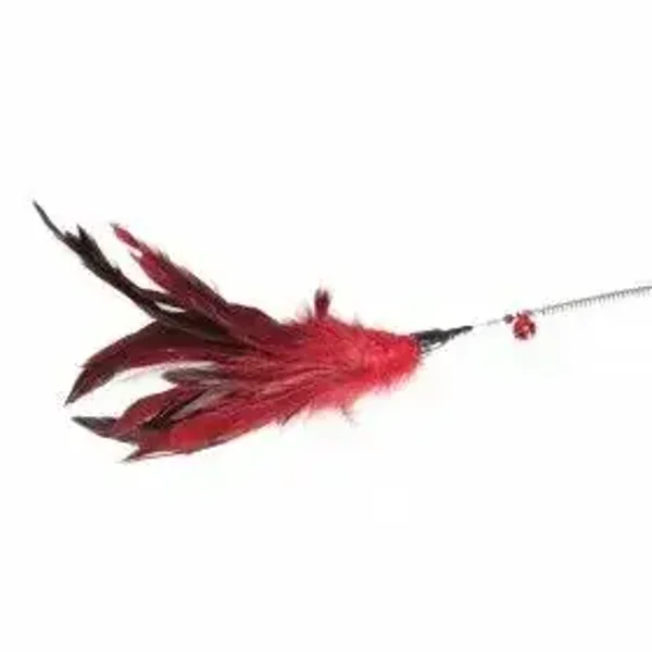 Canne à pêche avec ressorts et plumes