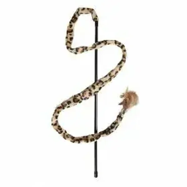 Canne à pêche LEOPARD pour chat