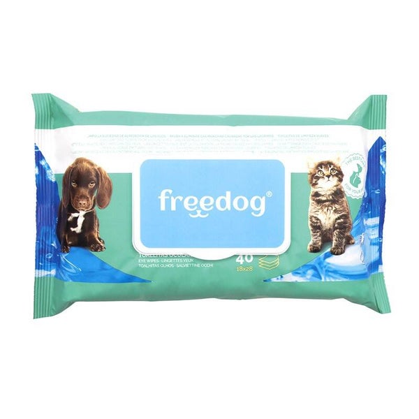 Lingettes nettoyantes pour les yeux chien et chat