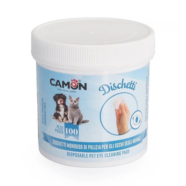 Cotons jetables avec lotion pour les yeux chien et chat
