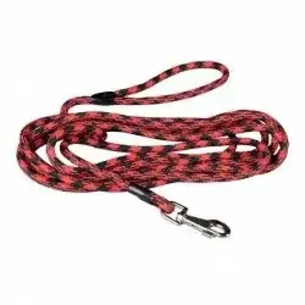 Longe nylon ronde rouge et noire
