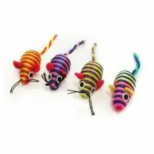 Souris multicolores de 6 cm