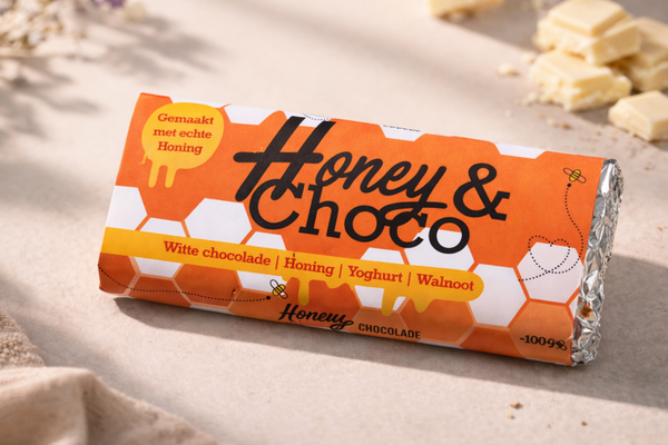 Honey&Choco Wit | Honing | Yhogurt | Walnoot