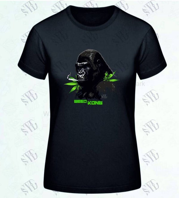 Ganja Kollektion B&C Damen T-shirt- WeedKong SYD