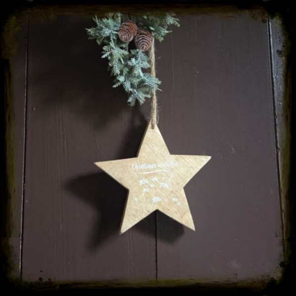 Kerst, Houten ster