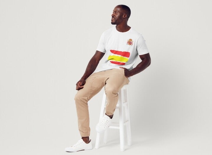 BANDERA ESCUDO BLANCA