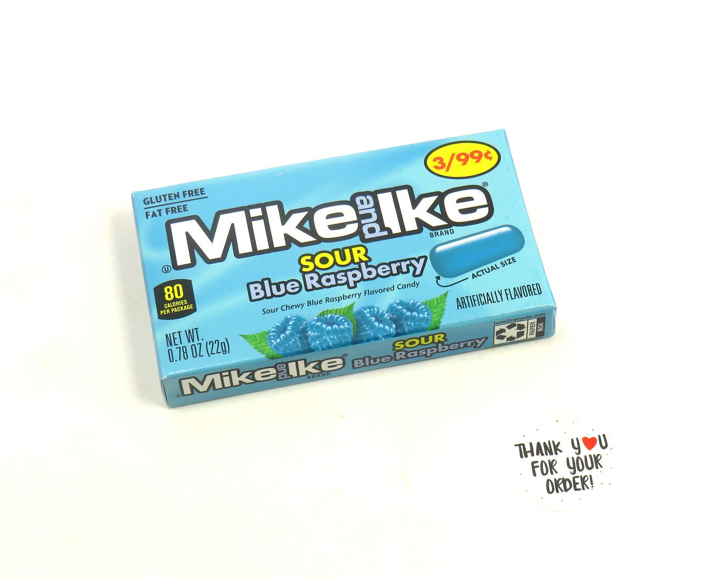 Mike&Ike Sour Blue Raspberry 22 gr.