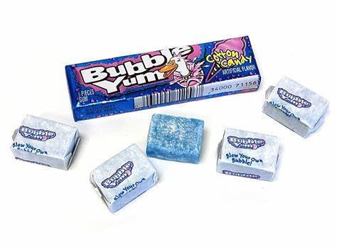 Bubble Yum Cotton Candy 40 gr. (USA-import)